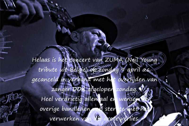 afbeelding: ZUMA (BE) Neil Young & Crasy Horse tribute GECANCELD! 